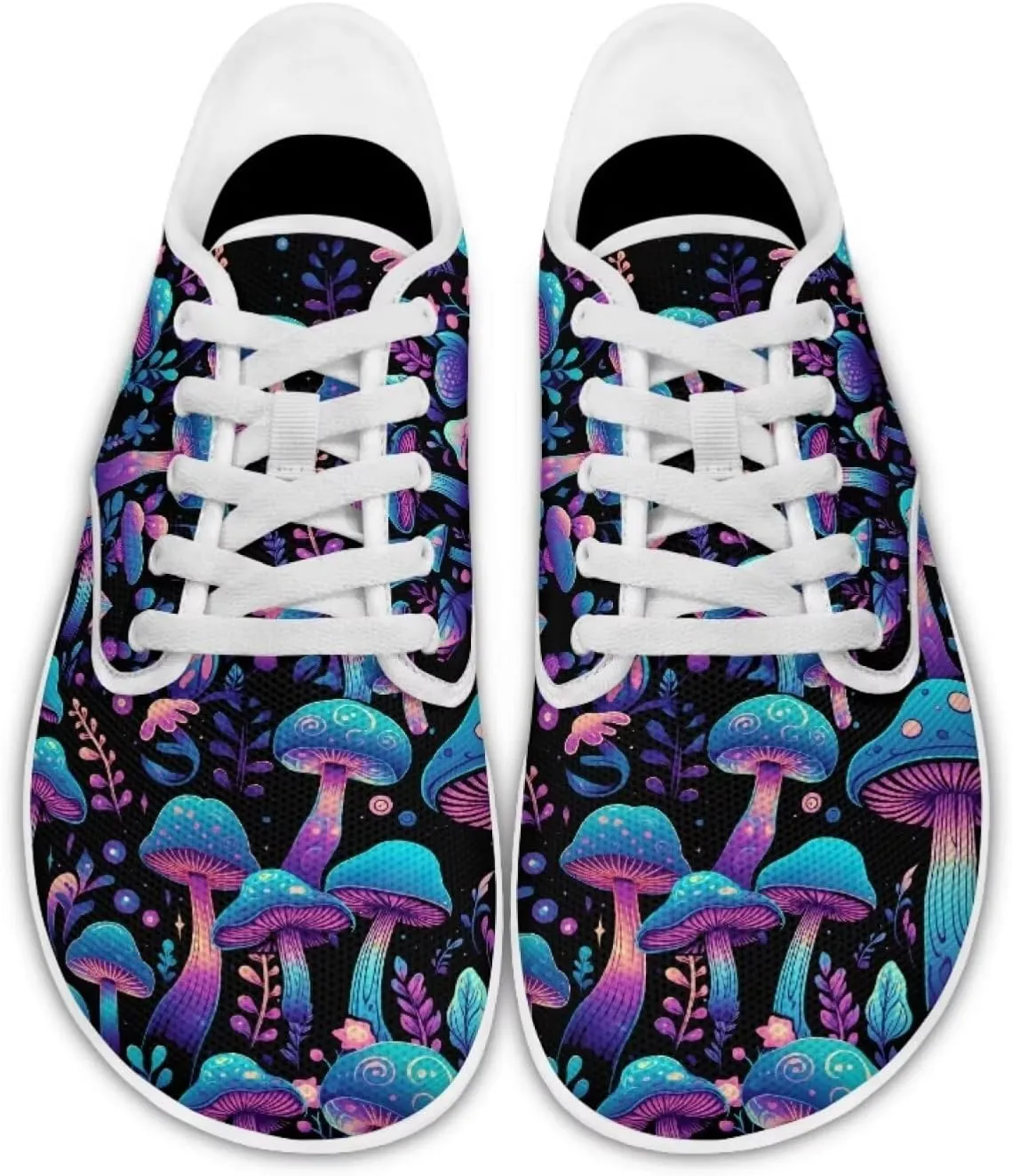 chaqlin Lace Up Sneakers for Women Wide Width Casual Work Business Dressy Shoes Classic Low Cut Barefoot Sneaker