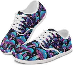 chaqlin Lace Up Sneakers for Women Wide Width Casual Work Business Dressy Shoes Classic Low Cut Barefoot Sneaker