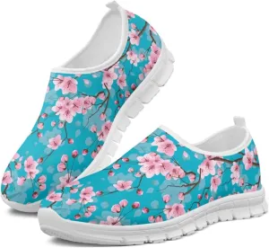 Coloranimal Flats for Women Slip On Shoes Comfortable Travel Shoes Casual Walking Shoes Low Cut Mesh Asports Sneakers