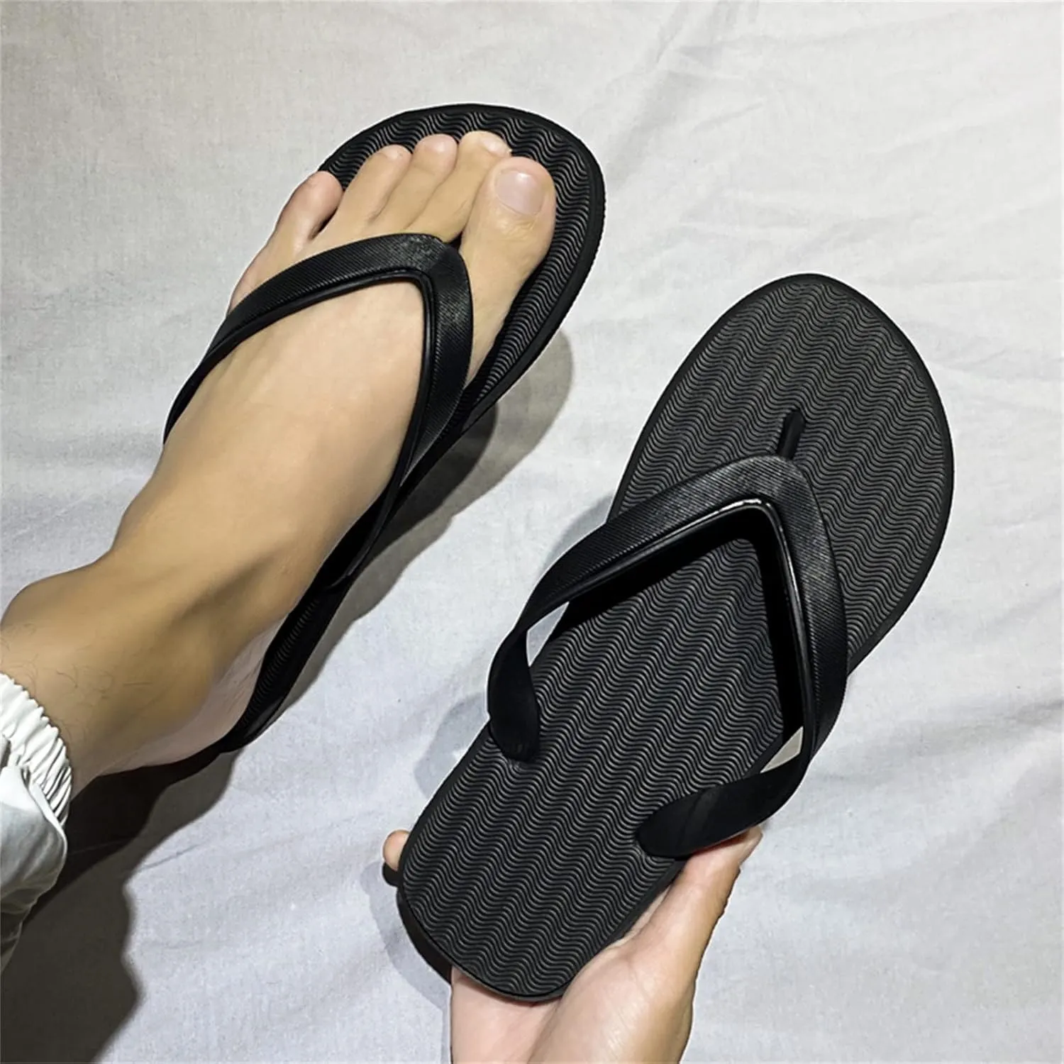 Flip Flops for Men Men's Non Slip Gym Pool Dorm Water Sandals Flip Flops Slide Sandals Men Mens Flip Flops