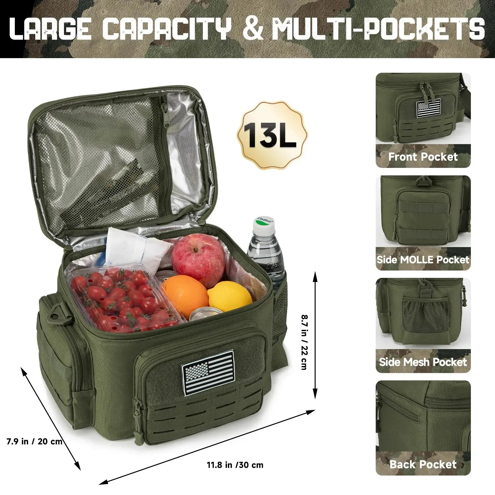 Insulated Picnic Lunch Box