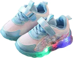 Light Up Shoes for Boys Girls Toddler LED Flashing Sneakers Breathable Sport Walking Running Shoes for Kids