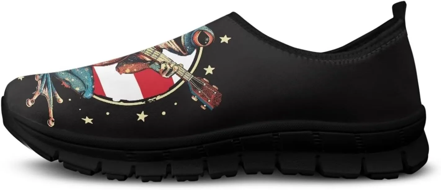 Mens Slip On Casual Loafers Lightweight Non Slip Low Cut Walking Hiking Shoes Outdoor Sports Running Sneakers US 5-14
