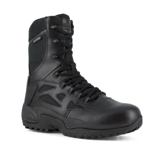 Reebok Rapid Response 8" Stealth Waterproof Boots with Side Zipper - RB8877