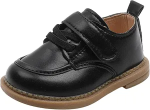 Summer Toddler Boys Casual Shoes Thick Sole Round Toe Buckle Fashion Walking Hook&Loop Style Shoes