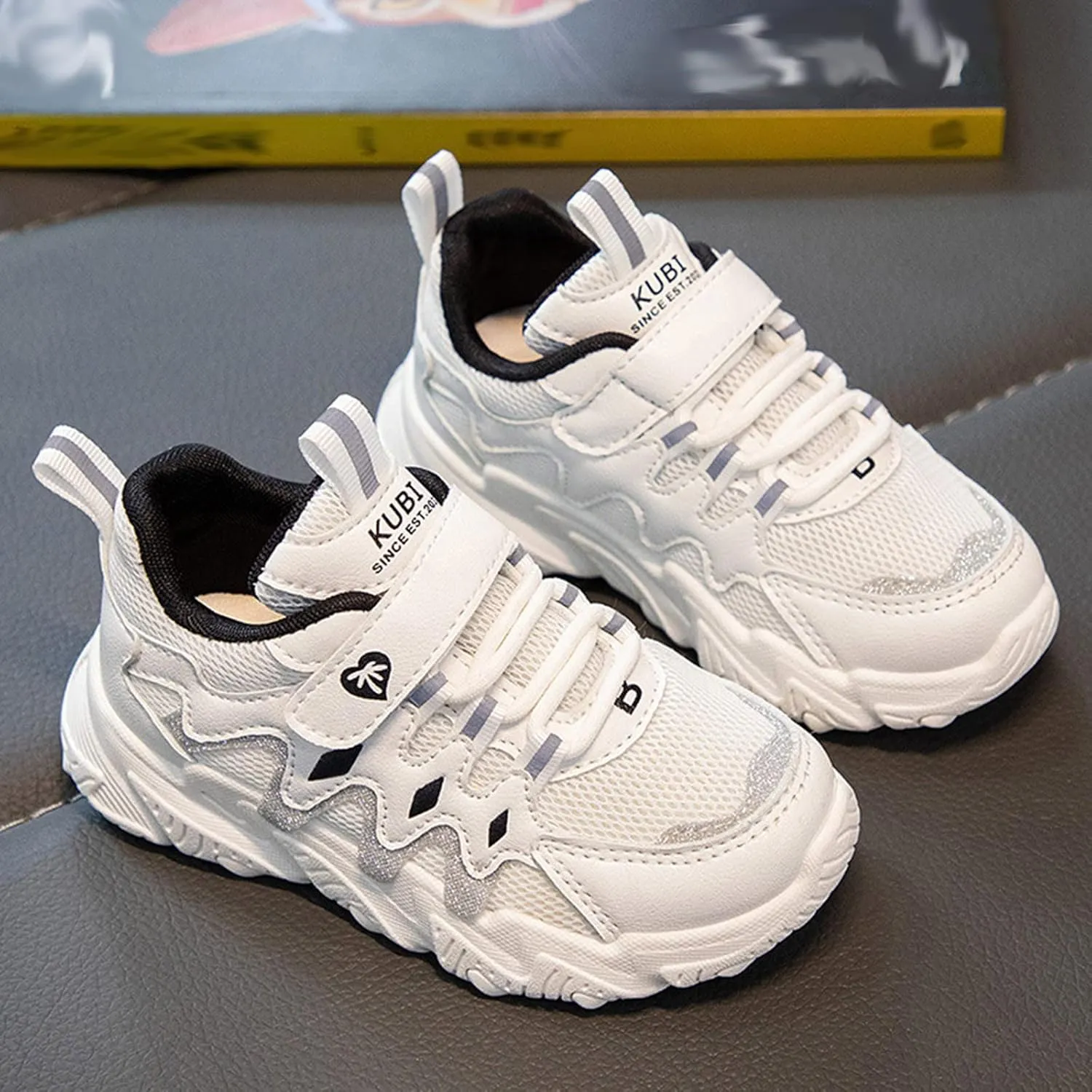Toddler/Little Kid Running/Walking Shoes Boys Girls Thick Soft Sole Mesh Breathable Comfortable Sports Sneakers