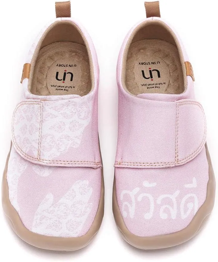 UIN Kids' Fashion Sneaker Colorful Cute Painted Art Funny Walking Casual Loafers Thai Smile