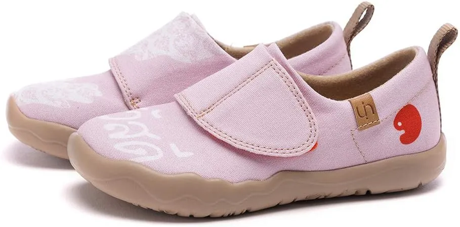 UIN Kids' Fashion Sneaker Colorful Cute Painted Art Funny Walking Casual Loafers Thai Smile